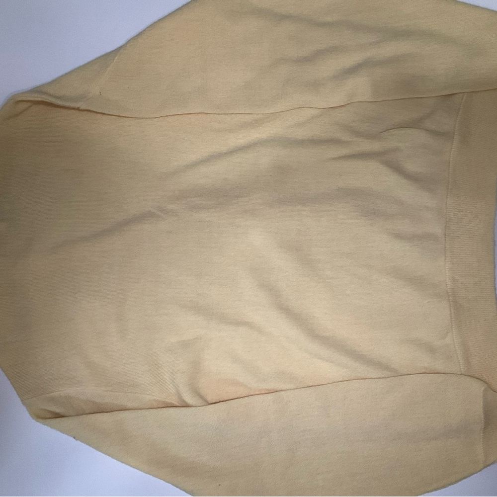 Vintage Lacoste yellow Button-Up Cardigan - Picture 3 of 9